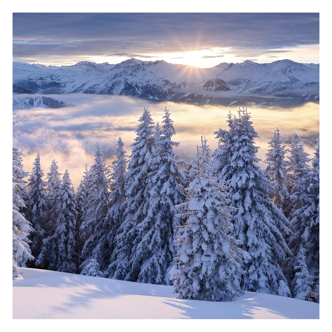 Matt Fototapete Blick in die Hohen Tauern vom Kreuzkogel Österreich 2,88 m x 288 cm