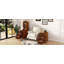 End Table With 3 Drawers, Corner Table With 2 Open Shelves, Tall Side Table-1886264748