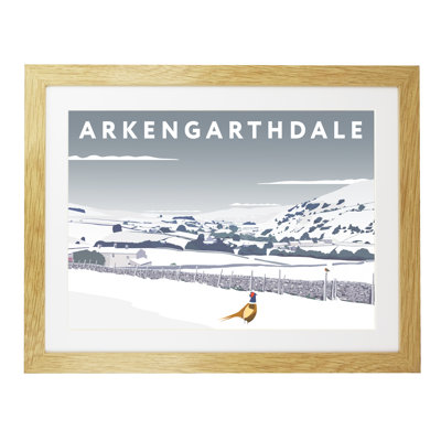 Arkengarthdale Snow 1 Piece Wall Art