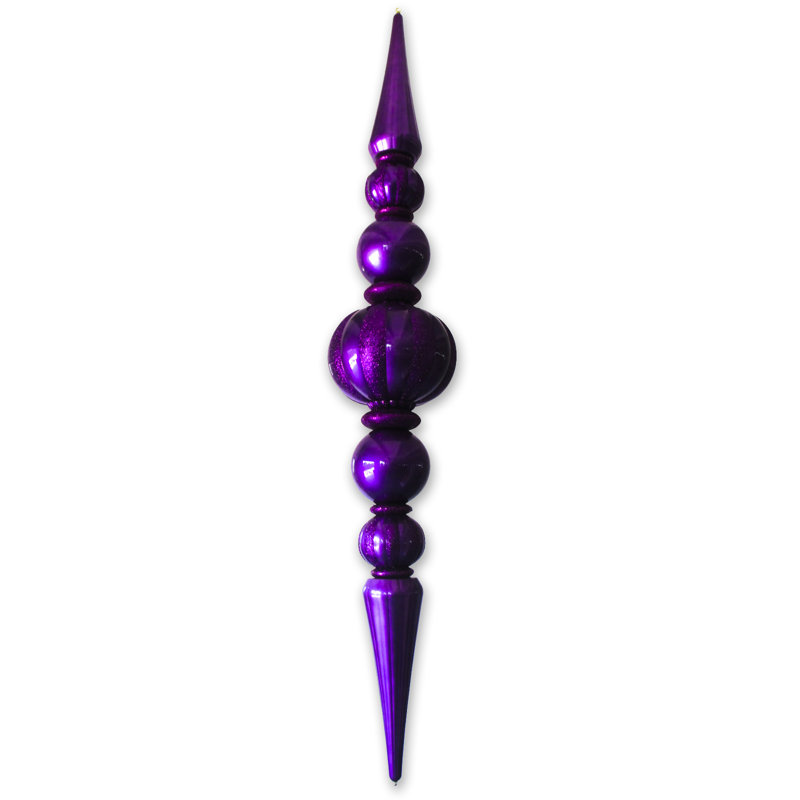 Giant Finial Ornament, Mauve