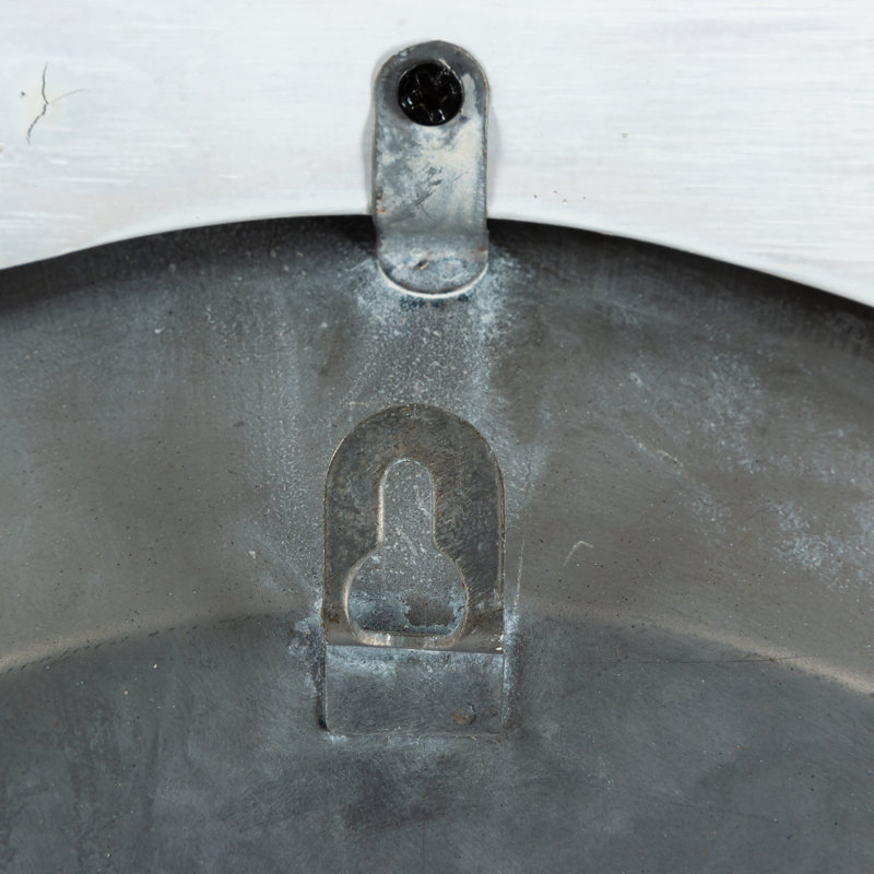 Ensemble de 2 plateaux galvanisés assortis
