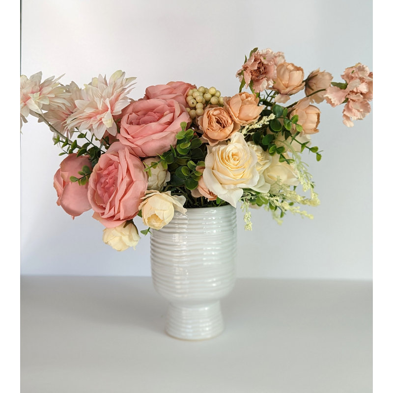Silk Mixed Assortment Arrangement in Vase