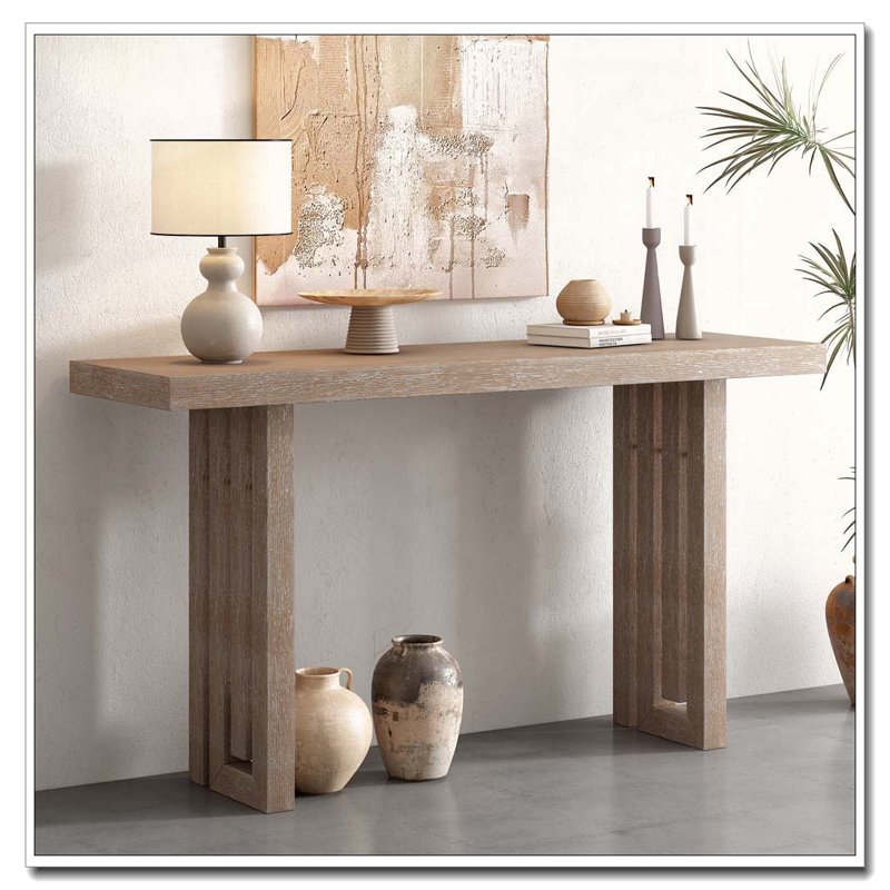 Console Table, Natural