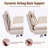 Cross-Legged Home Office Chair with Dynamic Airbag Back Support, Flip-Up Armrests-1327270904