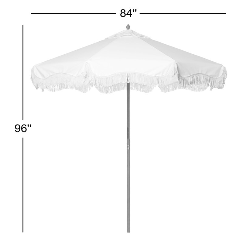 84'' W Umbrella, White
