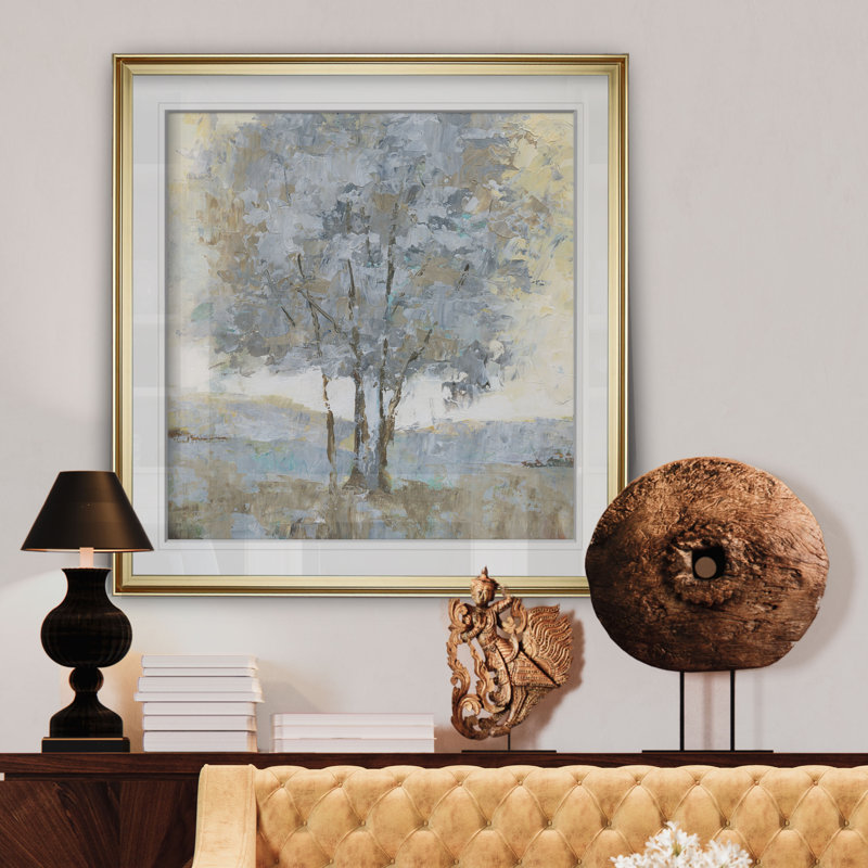 «Soft Sentinel I», reproduction d'art, H 27 po x l 27 po, Impression encadrée, Gold