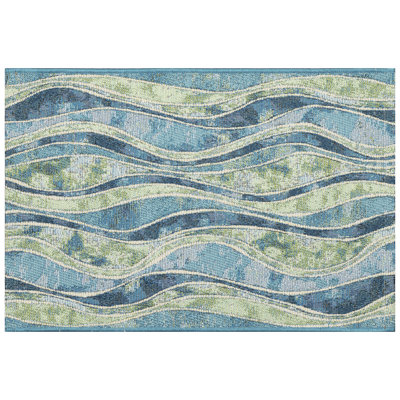 Abstract Synthetic Non-Skid Kitchen Mat