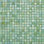 Mint 2 5/8" x 5/8" Iridescent Glass Mosaic
