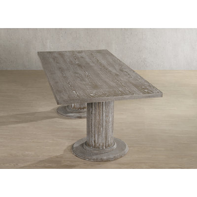 Rectangular Double Pedestal Table, Kitchen Table