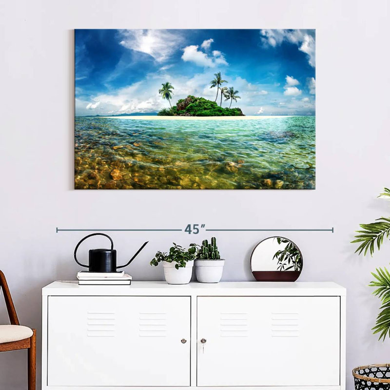 Gillard Exotic Paradise Island, H 26 po x l 39 po