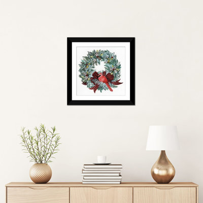«Holiday Wreath I», reproduction sur toile tendue