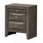 Table de chevet élégante avec rangement gris-1965283211