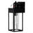 Motion Sensor Outdoor Wall Sconce, Rectangular Metal Frame With Tempered Glass Shade, Waterproof Exterior Lantern For Garage Entryway Yard-2060254335