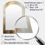 Miroir mural asymétrique Minimal-113531100