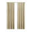 Eclipse Kendall Modern Blackout Thermal Rod Pocket Window Curtain, 42 In x 95 In, Insulating & Noise Reducing Curtains for Bedroom or Living Room (1 Panel), Room Darkening Window Treatment, Café Brown-1459723783-1459723786