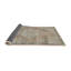 Tapis contemporain gris / orange clair Debose-1971839338