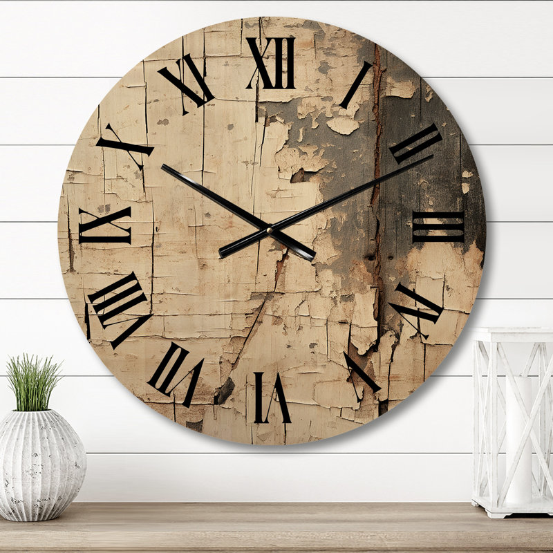Horloge murale géométrique abstraite, Petit