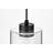 Niyon 1-Light Brushed Nickel Clear Glass and White Glass Shades Mini Pendant Light-25305314