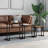 17 Stories Nesting Coffee Tables 3 Pcs Smoked Oak Engineered Wood-790407323