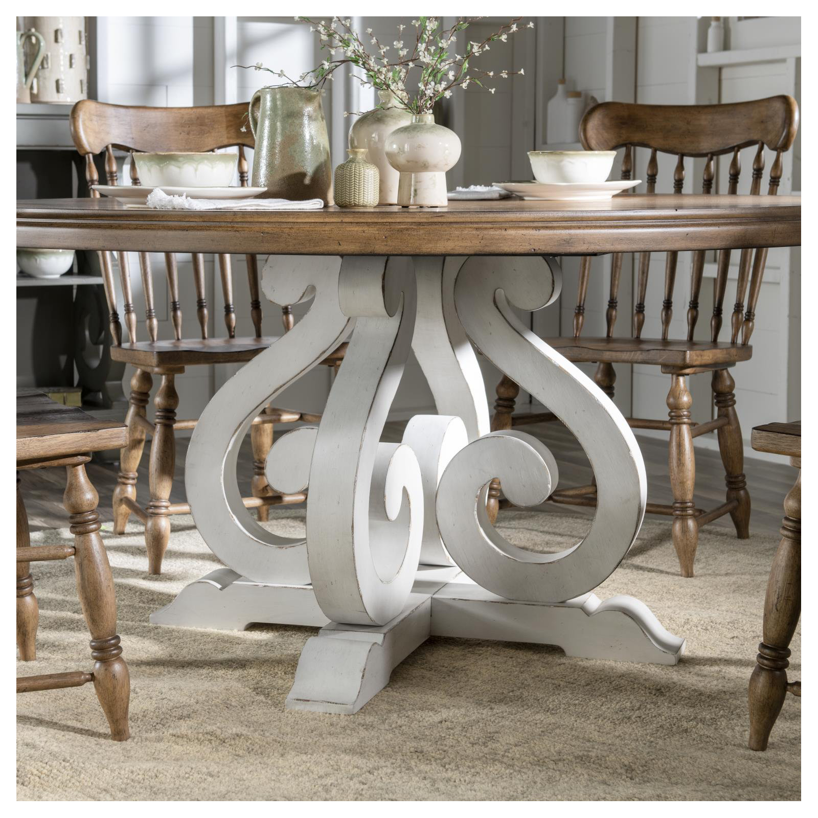 Country Living Round Dining Table 1