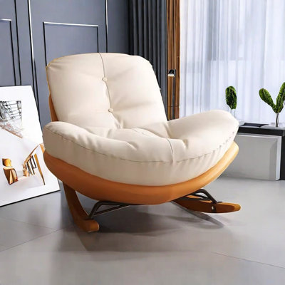 Chaise berçante de couleur assortie