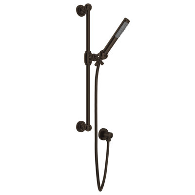 San Giovanni Handshower Set With 21" Slide Bar and Single Function Handshower