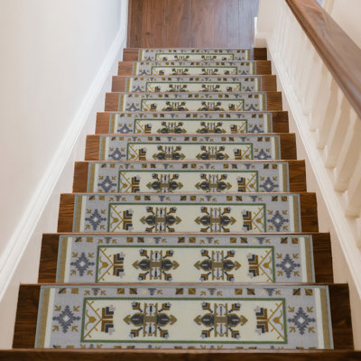 Nalesha Edging Stair Treads Non-Slip Carpet Mat Indoor Stair Runners for Wooden Steps