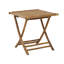 Thurley 2 - Person Bamboo Solid Wood Patio Dining Set Square Table
