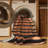 Machine Washable Horizontal Stripes Brown Area Rug-1605887453