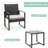 3 Piece Wicker Patio Bistro Set with Coffee Table, Outdoor Rattan Conversation Set for Balcony Porch Garden Yard Poolside-1684336097