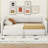 Upholstered Daybed With Extendable Design-1598241787