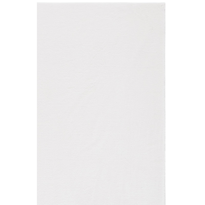 Zhang Faux Fur Rug Performance Machine Washable Abstract Rug, Rectangle 2'3" x 4'