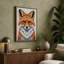 Fox Portrait Modern 1 Piece Wrapped Canvas Wall Art-1995842275-1995842274