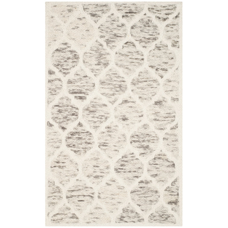 Bertok Hand Loomed Wool Geometric Rug