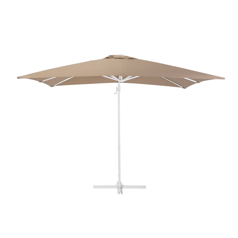 Monza 250cm Cantilever Parasol, Dark Beige, White