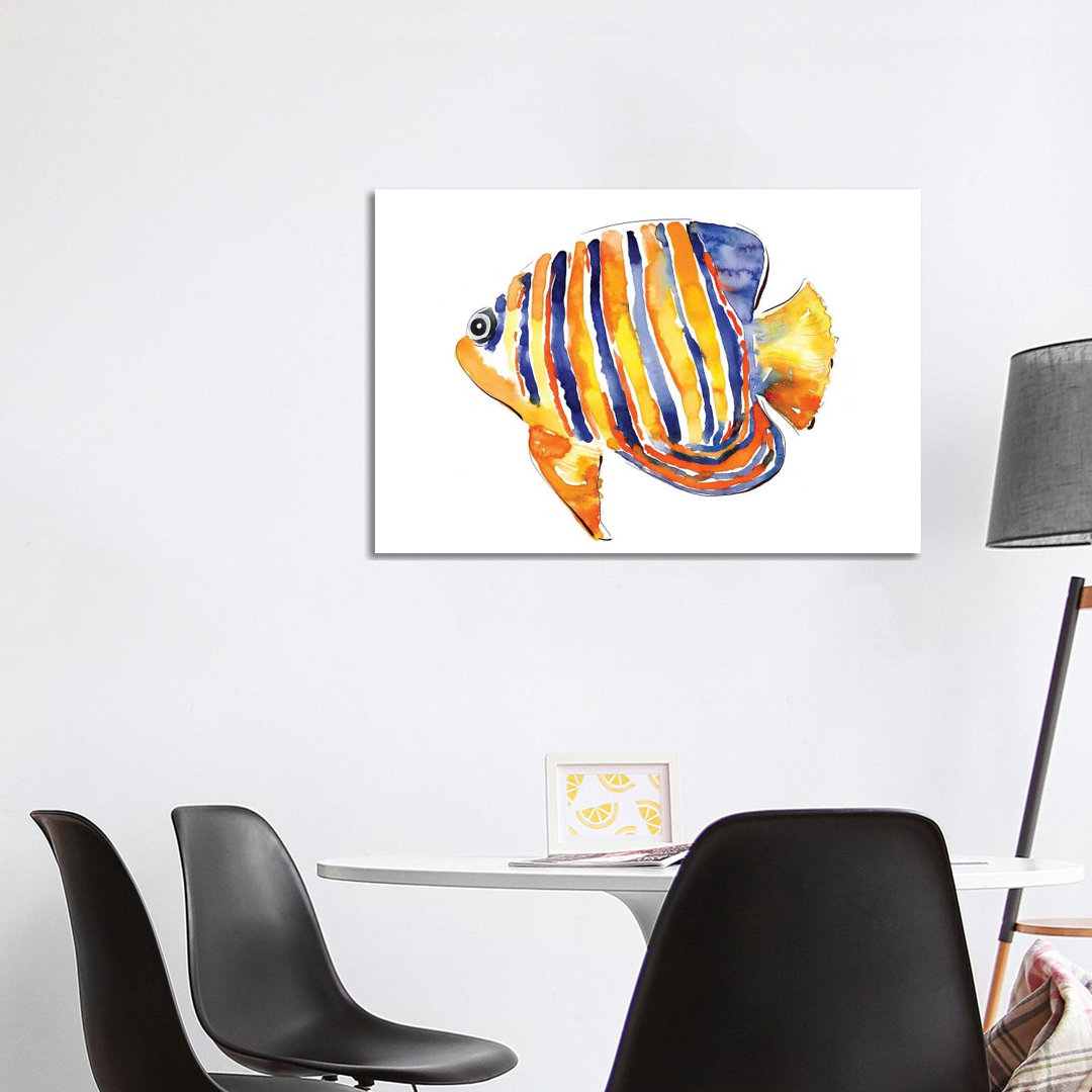 Angel Fish von Sara Berrenson - Galerie-verpackte Leinwand Giclée