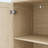 Rattan Buffet Cabinet With Storage, 4-Door Sideboard Buffet Cabinet With Adjustable Shelves For Kitchen, Living Room And Dining Room, Easy Assembly-406581726