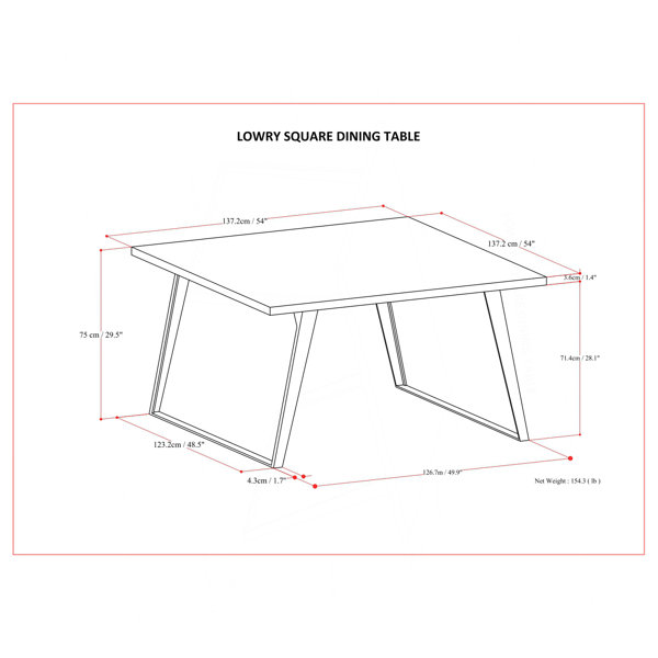 Dimensions du produit