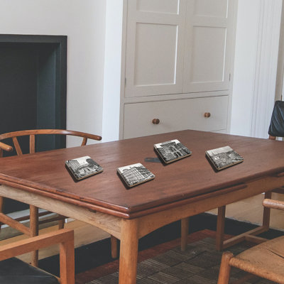 Sous-verre historique en pierre de Philadelphie