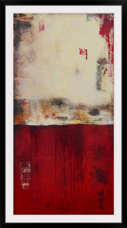 «Station 1234» par Frisco, impression, Cadre noir, H 56 po x l 32 po x P 1 po