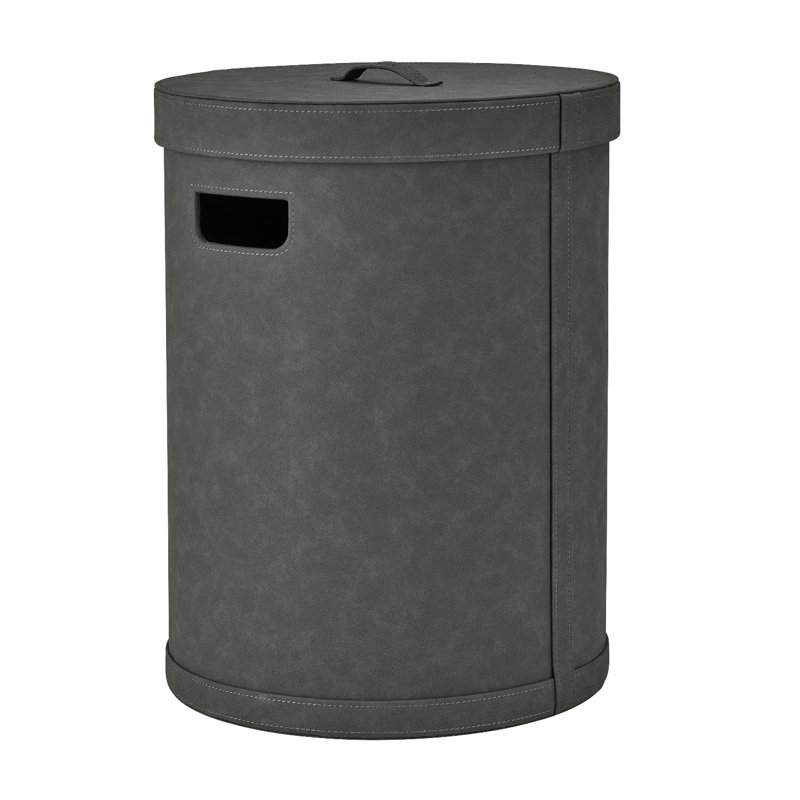 Blomus SAHLA Leather Bin, 71.2, Gray