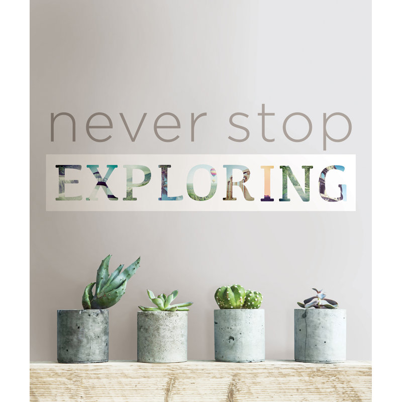 Kerk Text & Numbers Non-Wall Damaging Wall Decal
