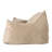 Fila Velveteen 2 Seater Oversized Bean Bag Chair With Armrests, Taupe-1791379000-1791870169
