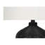 Lighting, H 23 po, lampe de table, rotin noir, abat-jour ivoire / crème, moderne-1107621323-1107621332