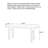 Wabi-Sabi Style Solid Wood Rectangular Writing Desk-110888764