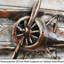 Métal sur bois massif «Model Air plane»