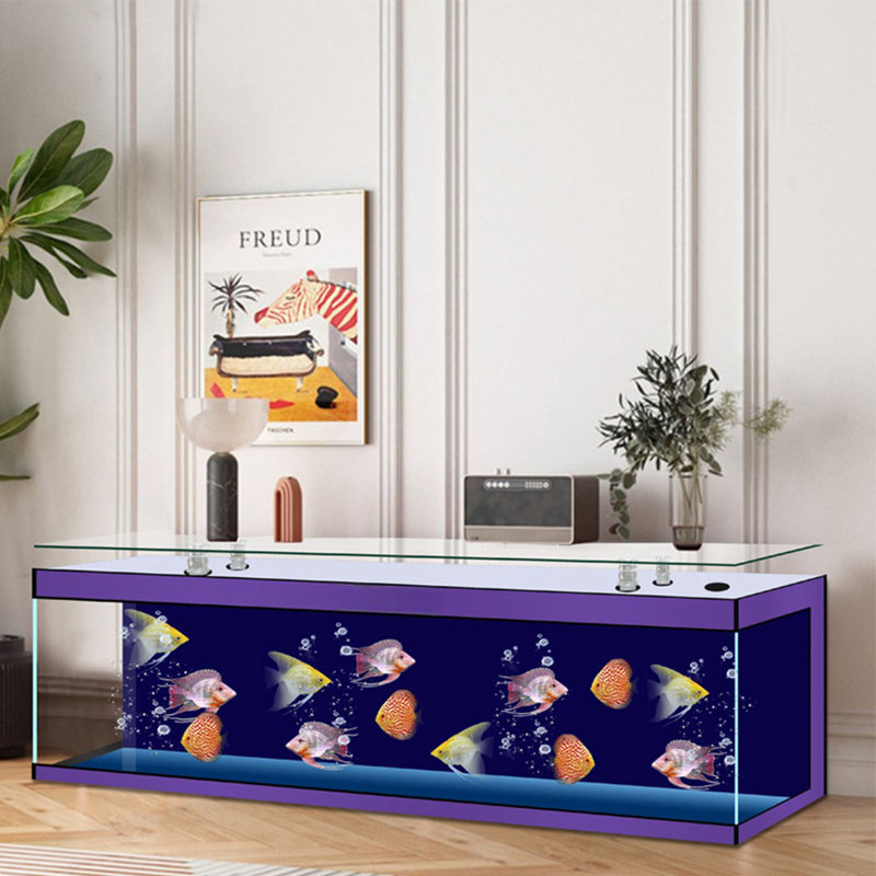 Eco-aquarium 90 gallons, 90 gallons (H 23,6 po x l 59 po x P 15,7 po), Mauve