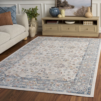 Tapis beige / gris Naghibi Blair
