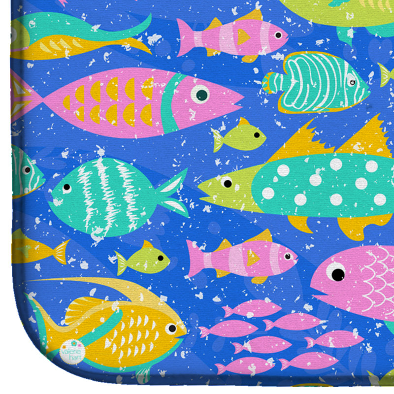 Tapis de séchage Fishes