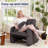 Paula 33''W Modern Corduroy Arm Chair with Removable Pillow-756990765